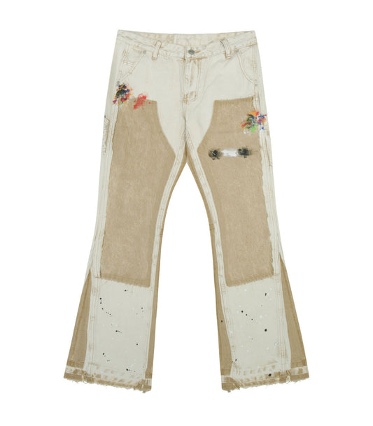 UNDEVELOPED SAND SPLIT PAINTERS DENIM - AVBL MRKT (1)