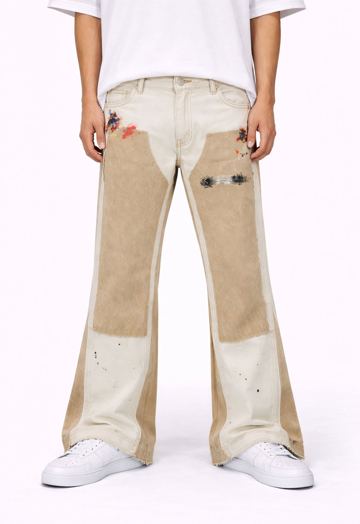 UNDEVELOPED SAND SPLIT PAINTERS DENIM - AVBL MRKT (2)