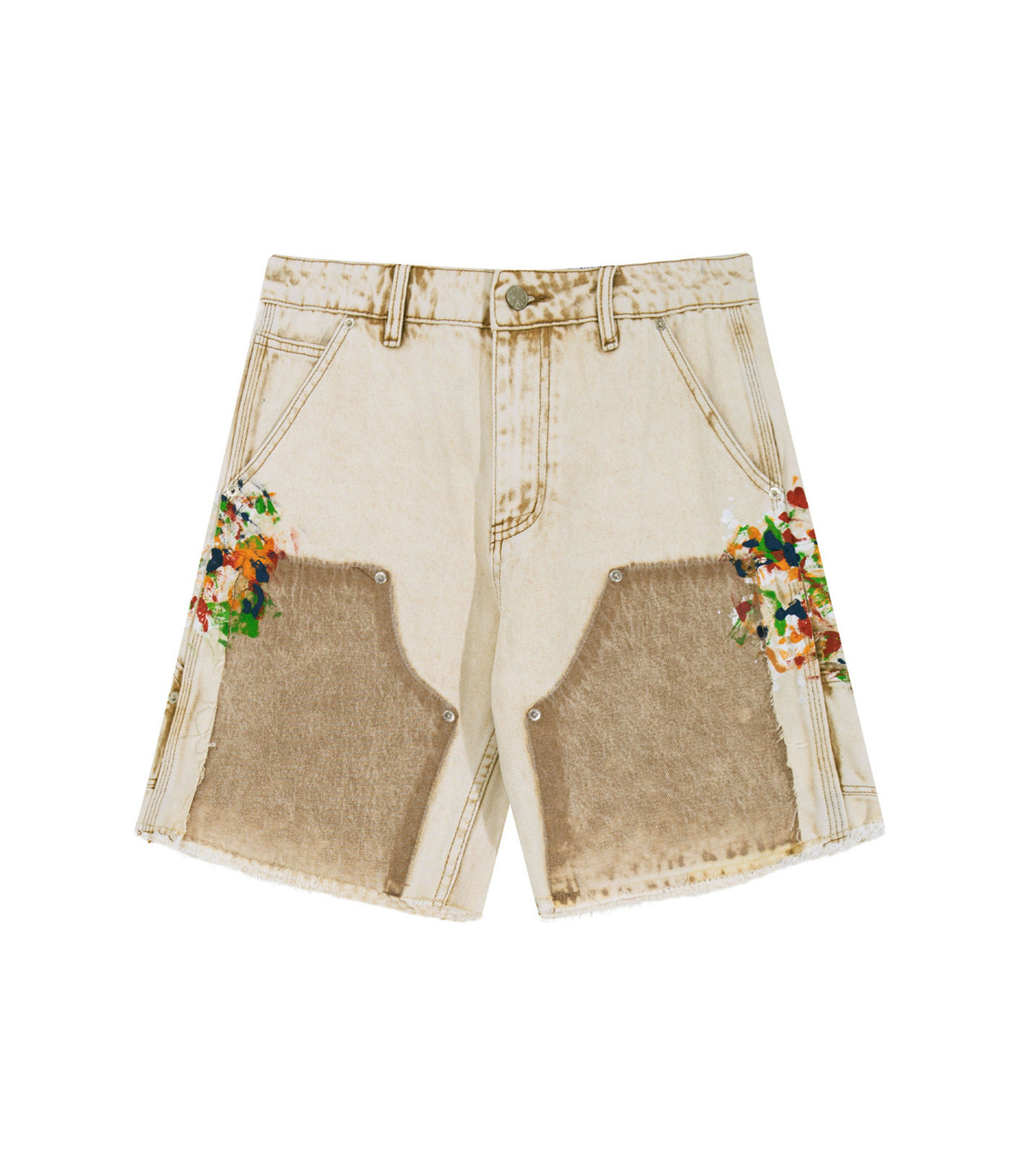 UNDEVELOPED SAND SPLIT PAINTERS SHORTS - AVBL MRKT (1)