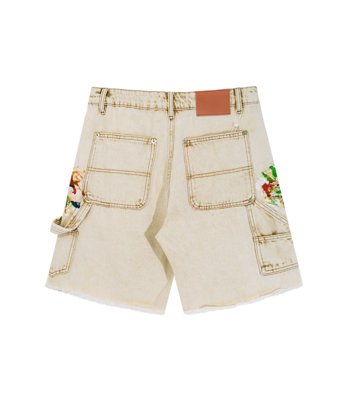 UNDEVELOPED SAND SPLIT PAINTERS SHORTS - AVBL MRKT (3)