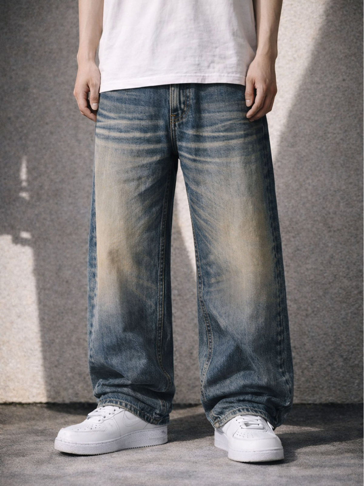UNDEVELOPED SANDWASH BAGGY DENIM - AVBL MRKT (2)