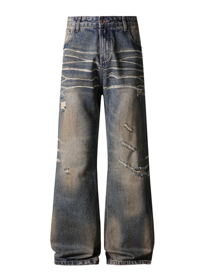 UNDEVELOPED SANDWASH DISTRESSED BOOTCUT DENIM - AVBL MRKT (1)