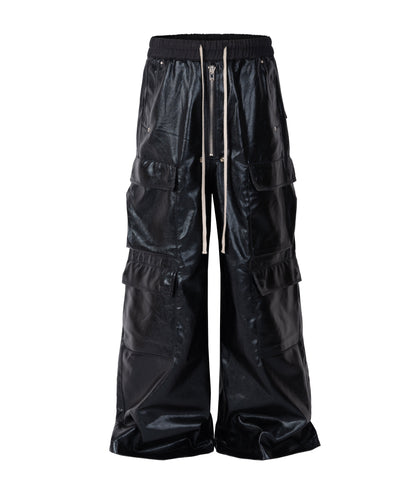 UNDEVELOPED SHINE DRAWSTRING CARGO PANTS - AVBL MRKT (1)