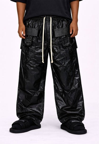 UNDEVELOPED SHINE DROP CROTCH PANTS - AVBL MRKT (2)
