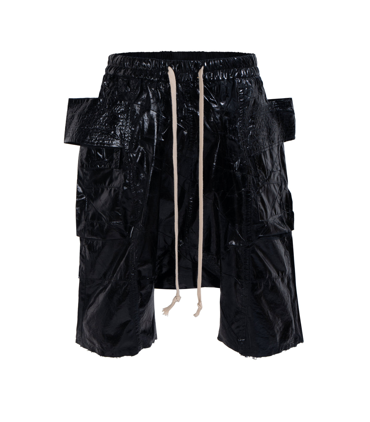 UNDEVELOPED SHINE DROPCROTCH CARGO SHORTS - AVBL MRKT (1)