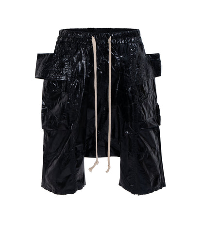 UNDEVELOPED SHINE DROPCROTCH CARGO SHORTS - AVBL MRKT (1)