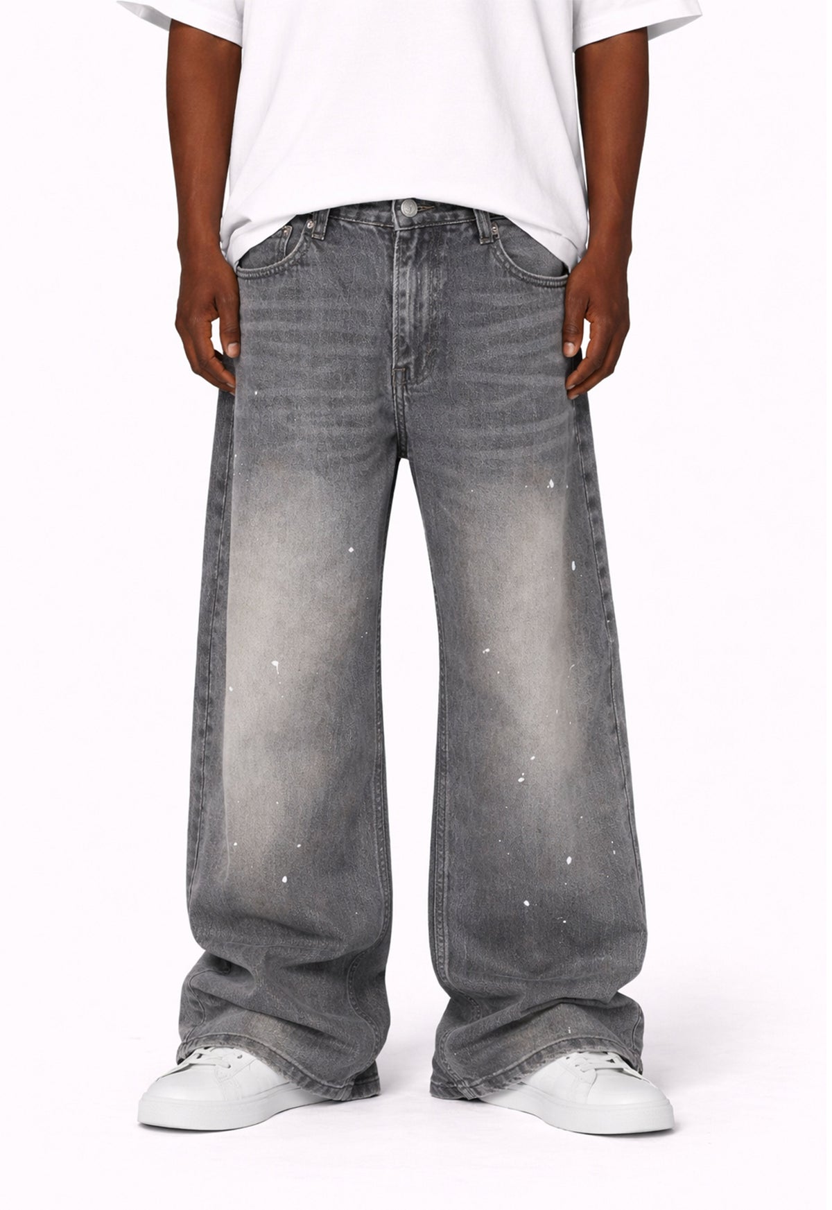 UNDEVELOPED SLATE WIDEBOY SPLATTER DENIM - AVBL MRKT (2)