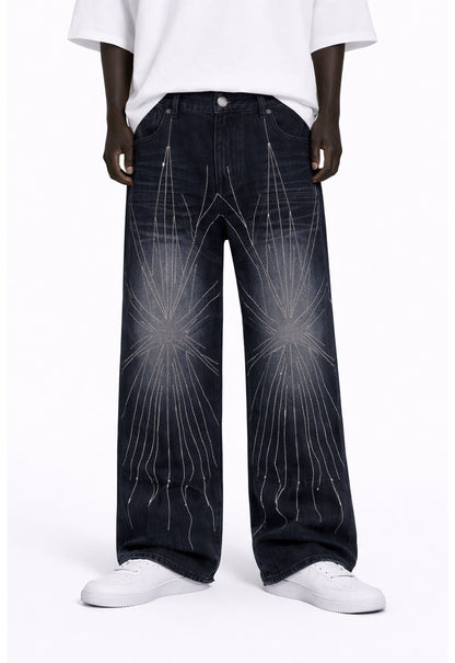 UNDEVELOPED STAR RHINESTONE DENIM - AVBL MRKT (2)