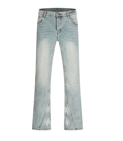 UNDEVELOPED STONE ASTERISK FLARE DENIM - AVBL MRKT (1)