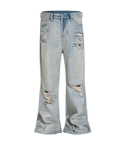 UNDEVELOPED STONE DESTRUCTION FLARE DENIM - AVBL MRKT (1)
