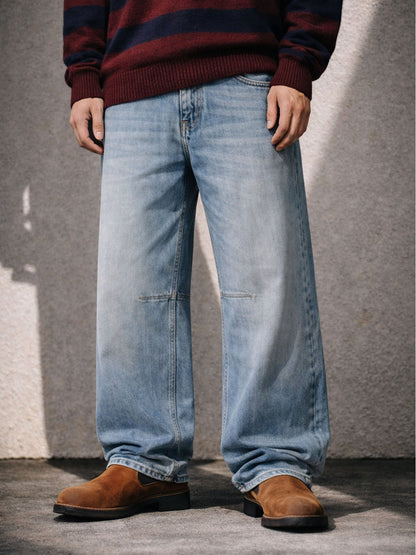 UNDEVELOPED STONE WASH BAGGY DENIM - AVBL MRKT (2)