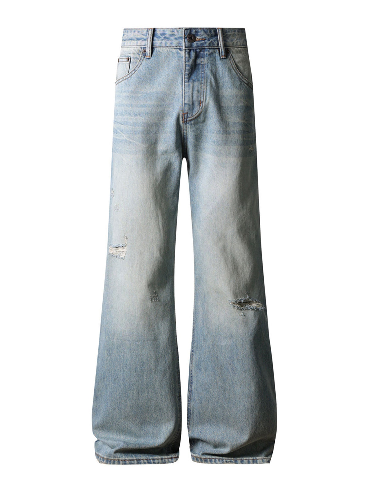 UNDEVELOPED STONE WASH DISTRESSED BOOTCUT DENIM - AVBL MRKT (1)