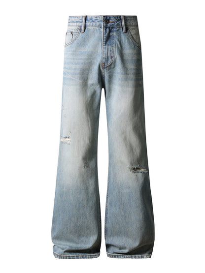 UNDEVELOPED STONE WASH DISTRESSED BOOTCUT DENIM - AVBL MRKT (1)