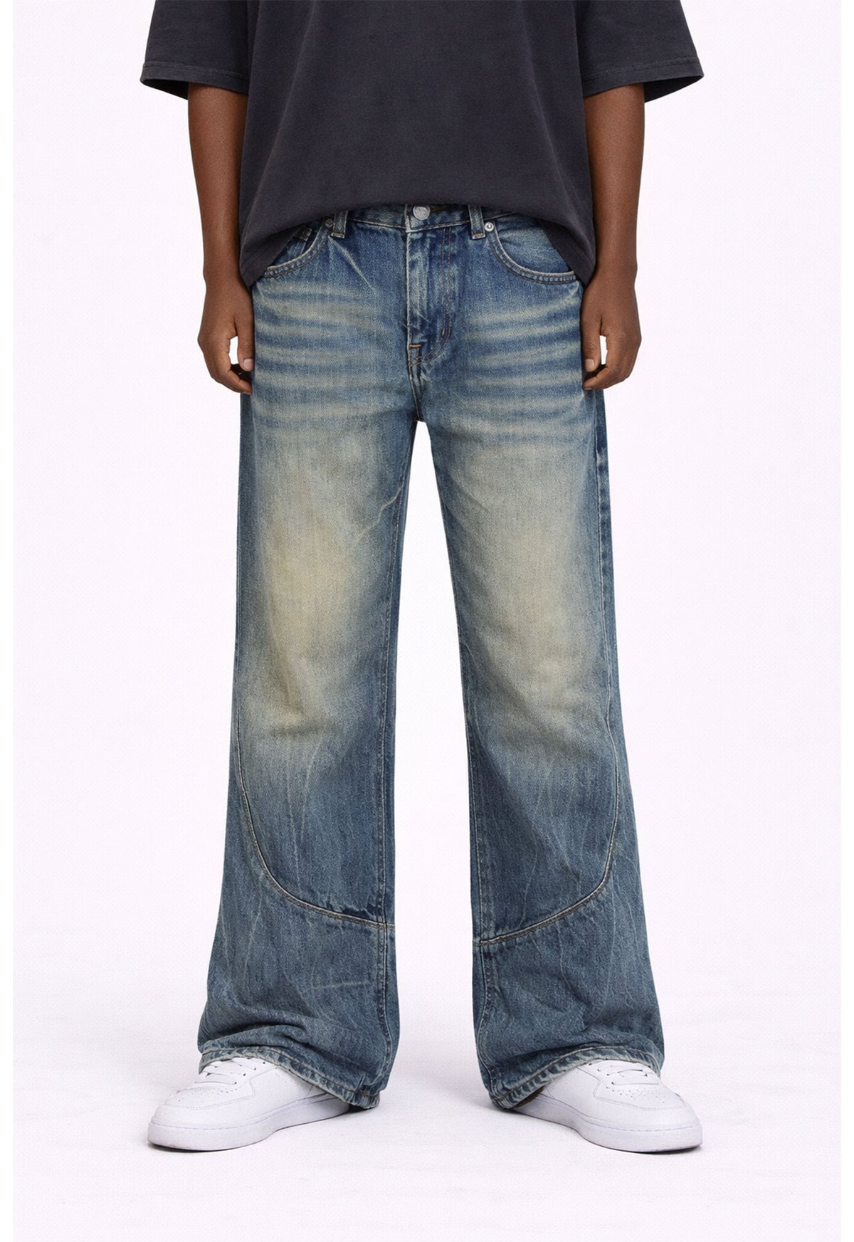 UNDEVELOPED SUNFADE PANEL DENIM - AVBL MRKT (2)