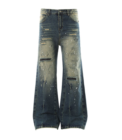 UNDEVELOPED SUTURE PAINTER FLARE DENIM - AVBL MRKT (1)