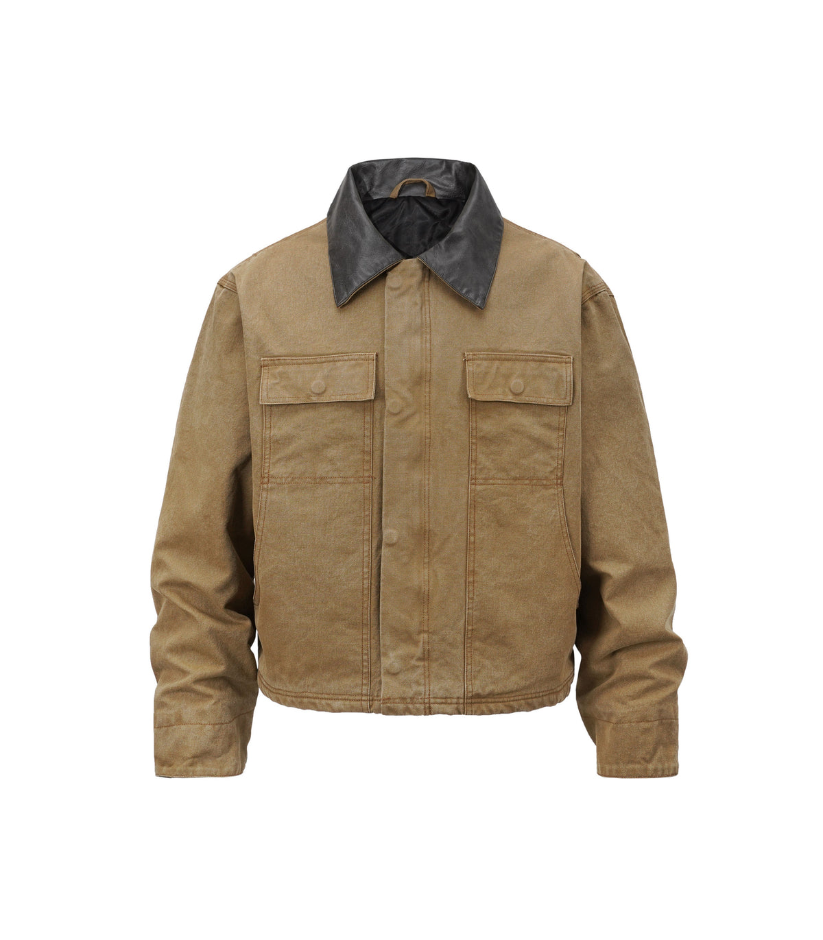 UNDEVELOPED TAN SUEDE WORK JACKET - AVBL MRKT (1)