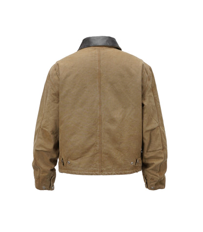 UNDEVELOPED TAN SUEDE WORK JACKET - AVBL MRKT (3)