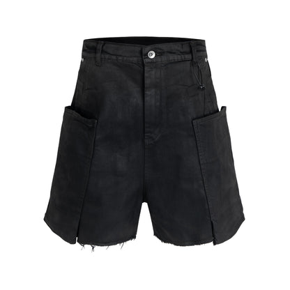 UNDEVELOPED WAXED CARGO SHORTS - AVBL MRKT (1)