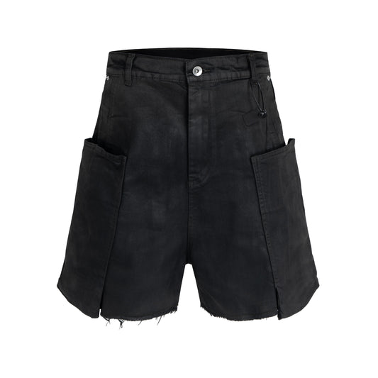 UNDEVELOPED WAXED CARGO SHORTS - AVBL MRKT (1)