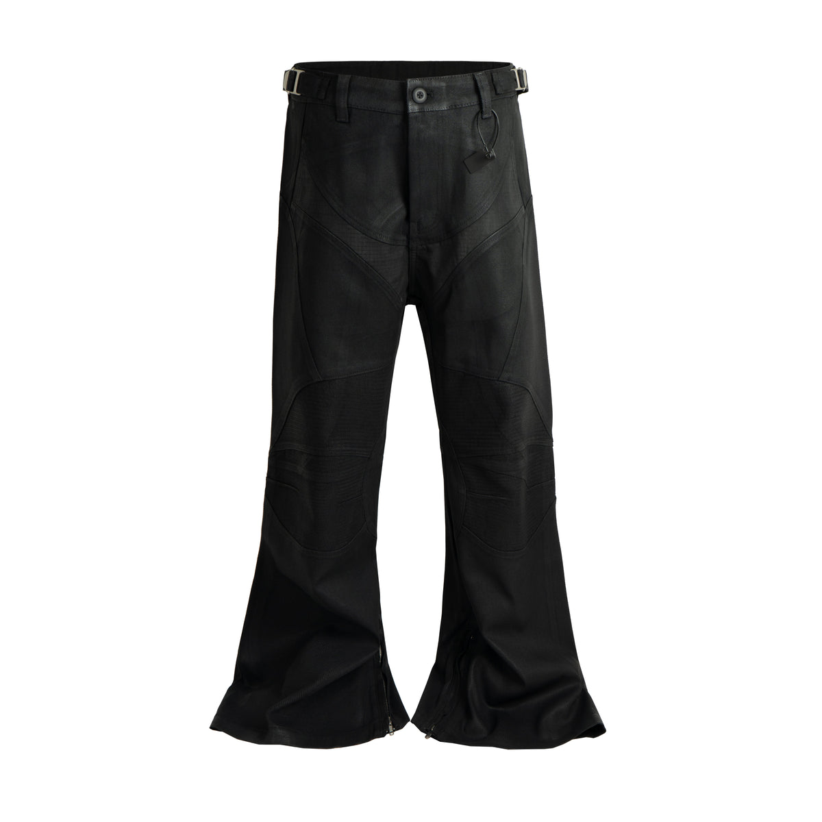 UNDEVELOPED WAXED FLARE BIKER DENIM - AVBL MRKT (1)