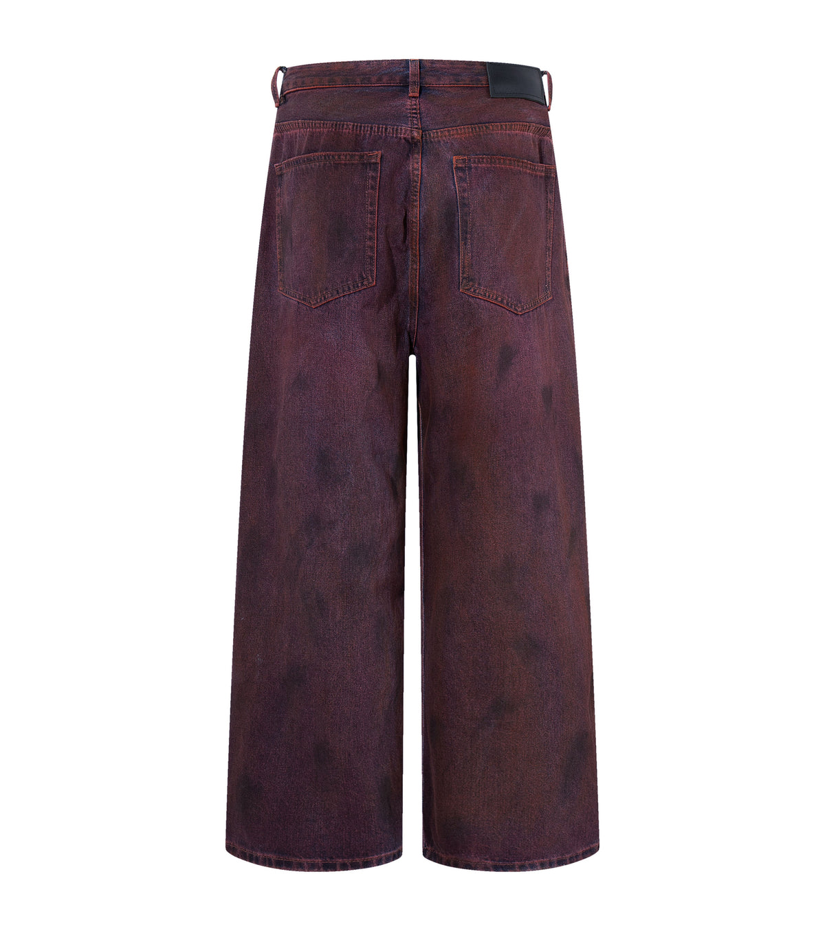 UNDEVELOPED WIDEBOY BURGANDY DENIM - AVBL MRKT (3)