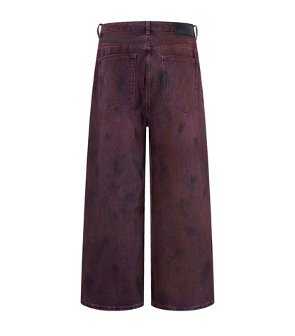 UNDEVELOPED WIDEBOY BURGANDY DENIM - AVBL MRKT (3)