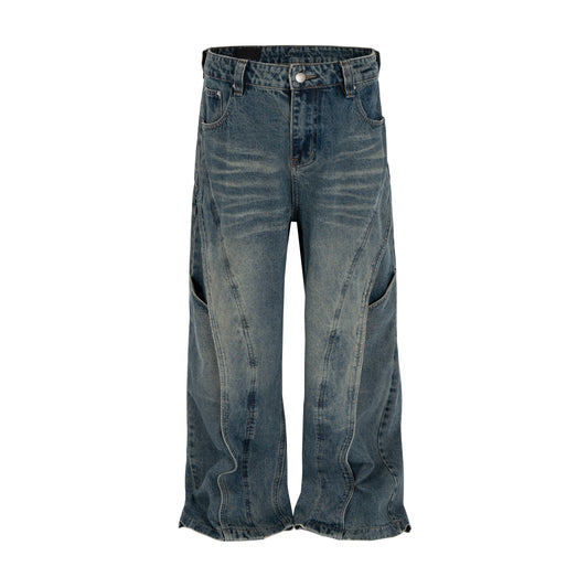 UNDEVELOPED WIDEBOY CONTRAST PANEL DENIM - AVBL MRKT (1)