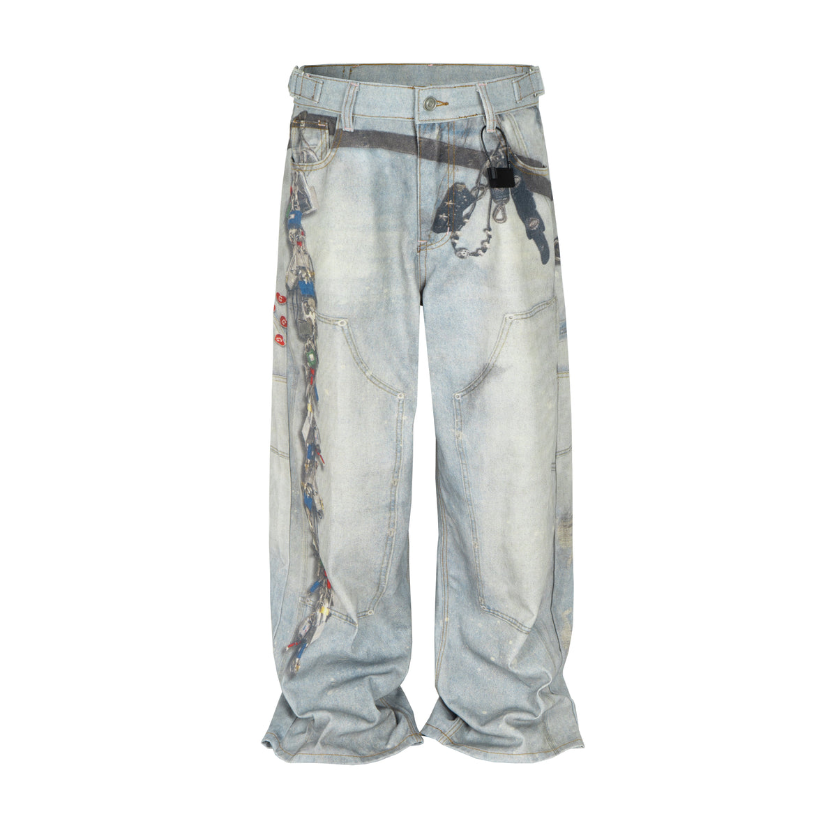 UNDEVELOPED WIDEBOY PADLOCK DENIM - AVBL MRKT (1)
