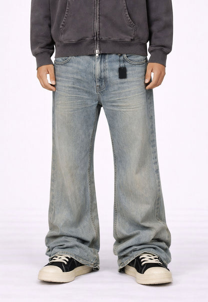 UNDEVELOPED WIDEBOY STONE FLARE DENIM - AVBL MRKT (2)