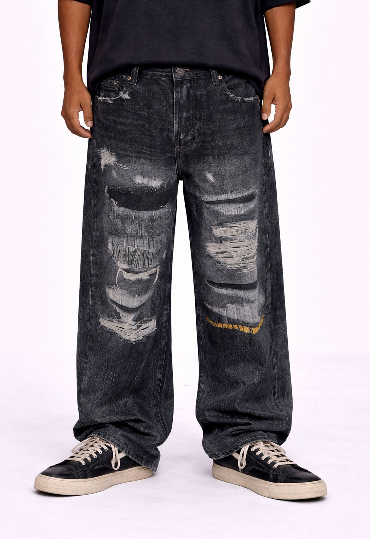 UNDEVELOPED WIDEBOY SUTURE DENIM - AVBL MRKT (2)