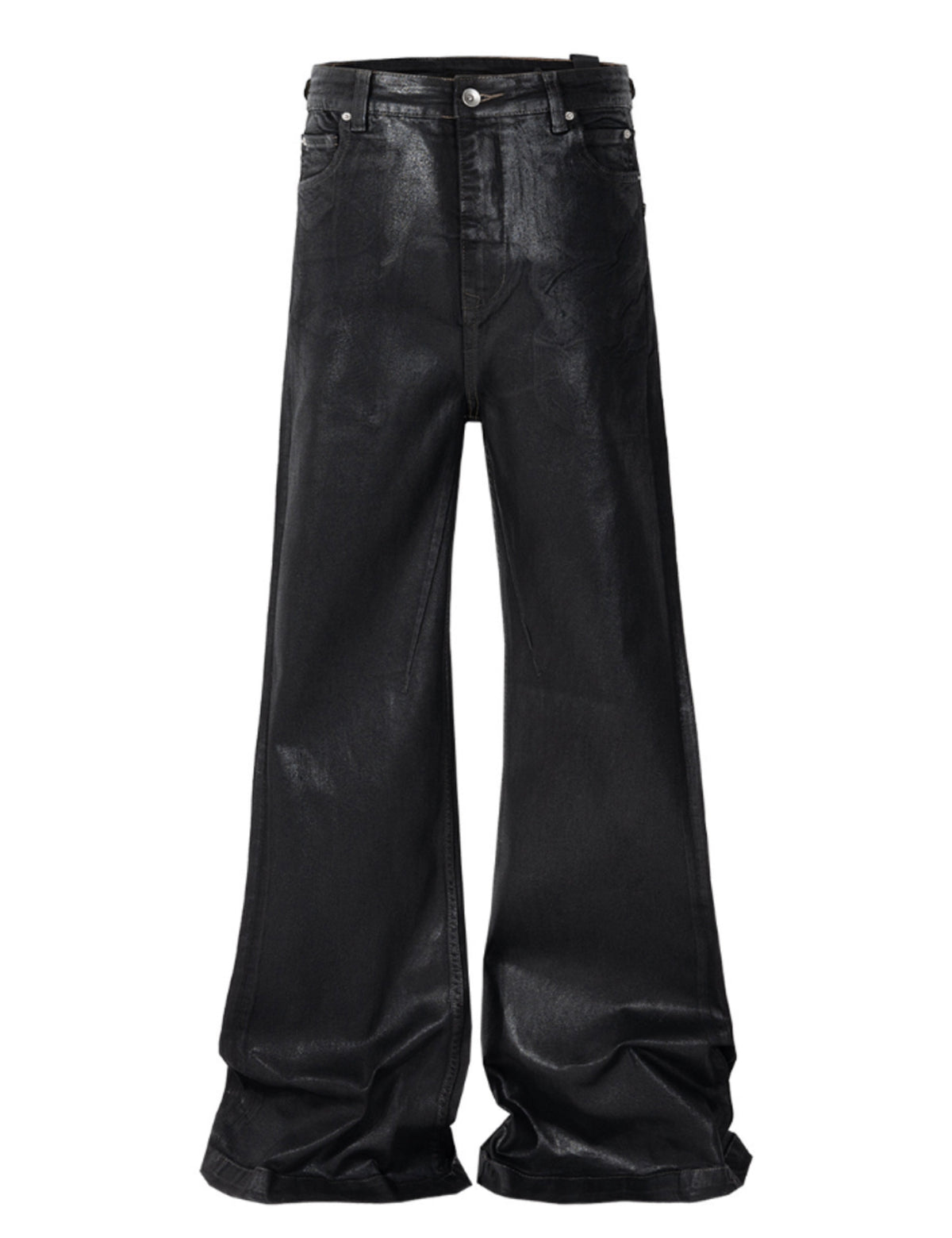 UNDEVELOPED WIDEBOY WAXED FLARE DENIM - AVBL MRKT (1)