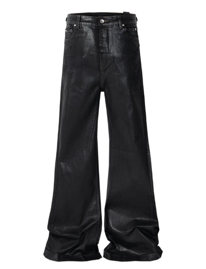 UNDEVELOPED WIDEBOY WAXED FLARE DENIM - AVBL MRKT (1)