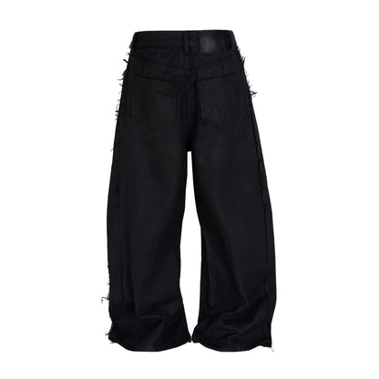 UNDEVELOPED WIDEBOY WAXED FRAY DENIM - AVBL MRKT (3)