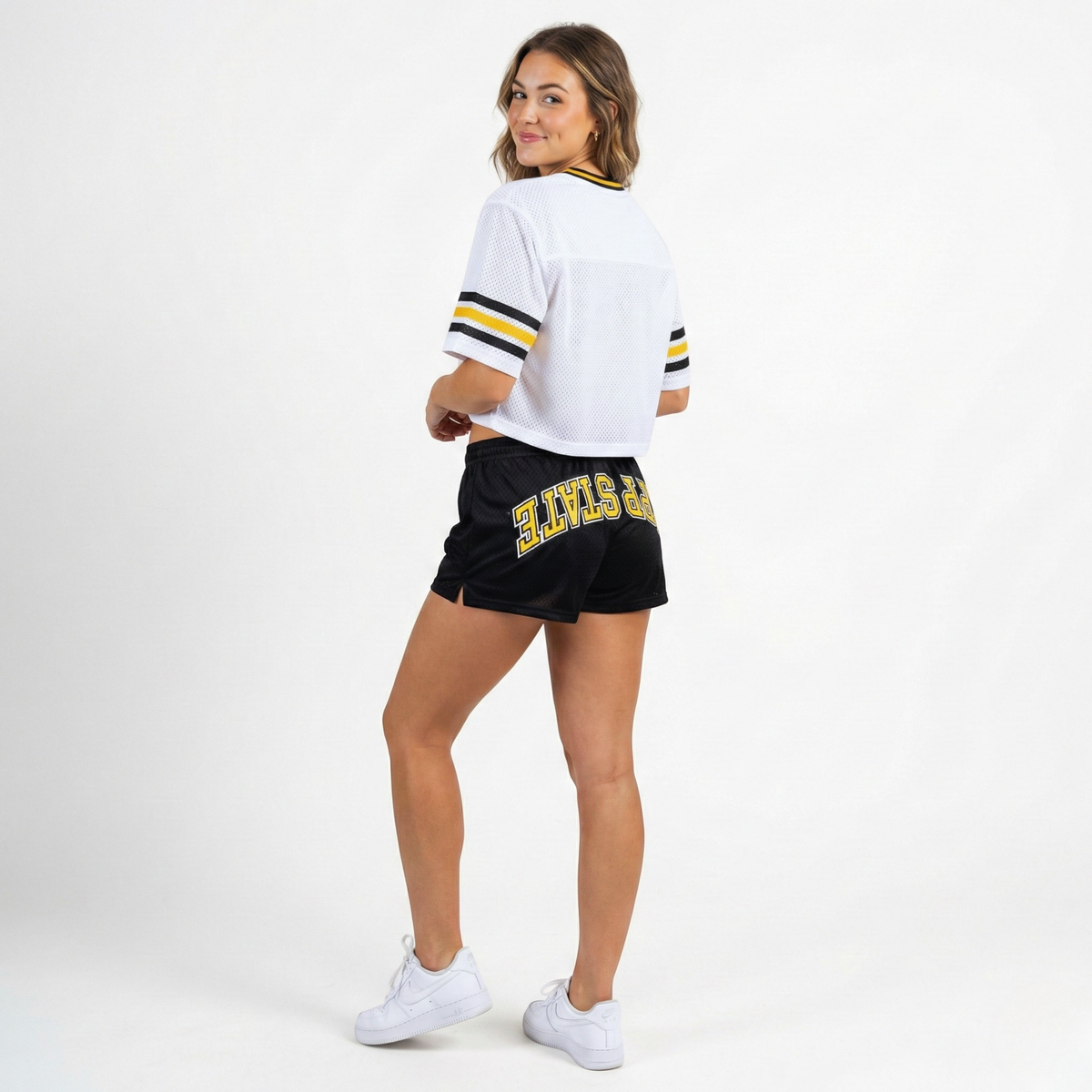UPSIDE App State Mesh Shorts | Women - AVBL MRKT (3)