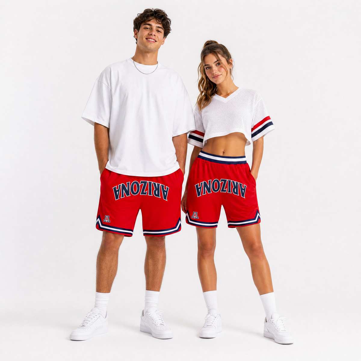 UPSIDE Arizona Varsity Mesh Shorts - AVBL MRKT (2)