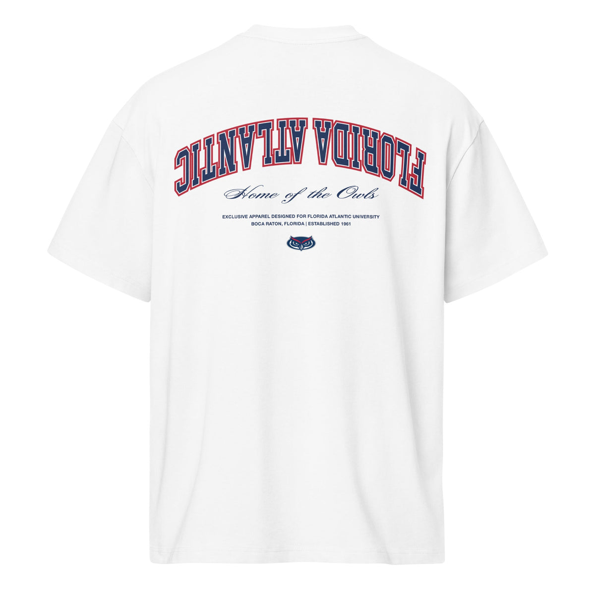 UPSIDE Florida Atlantic Essentials Oversized Tee - AVBL MRKT (1)