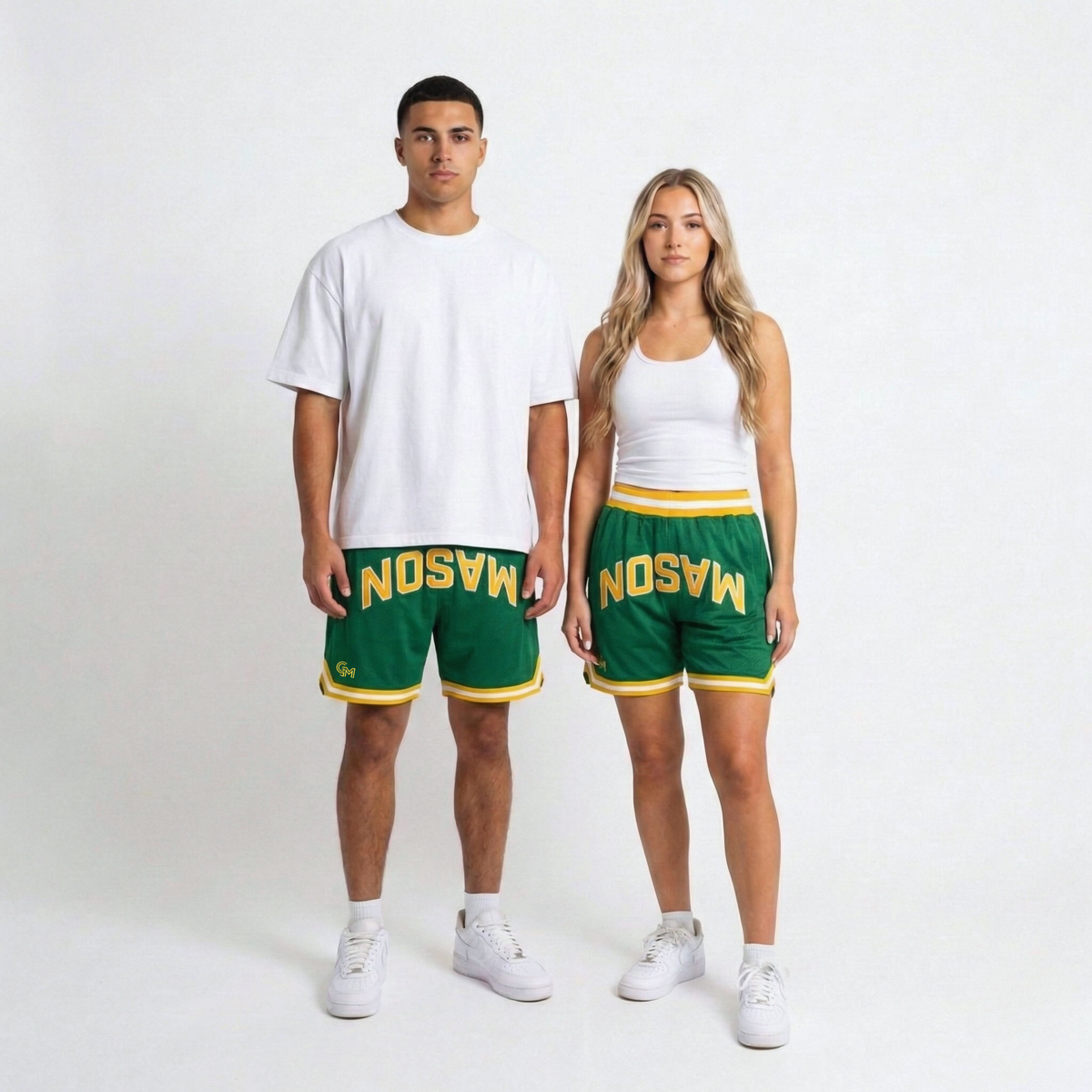 UPSIDE George Mason Varsity Mesh Shorts - AVBL MRKT (2)