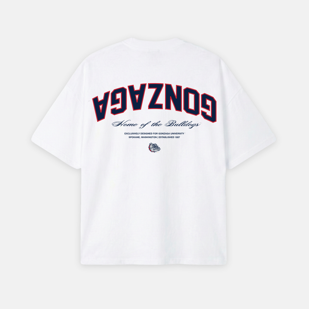 UPSIDE Gonzaga Essentials Oversized Tee - AVBL MRKT (1)
