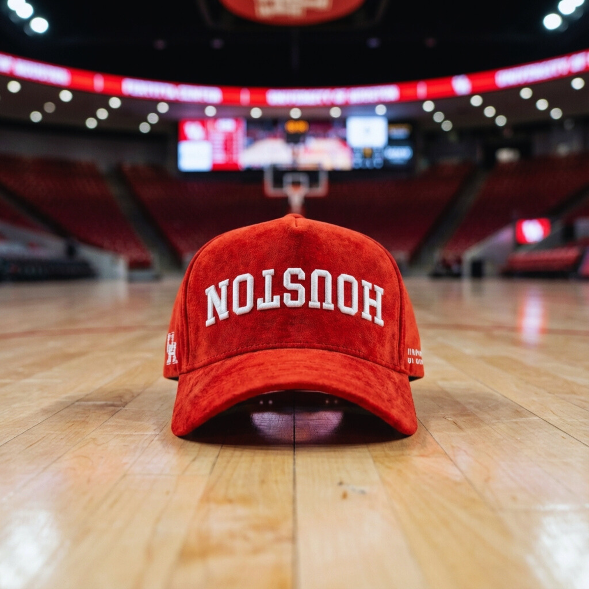 UPSIDE Houston Cougars Suede Hat - AVBL MRKT (4)