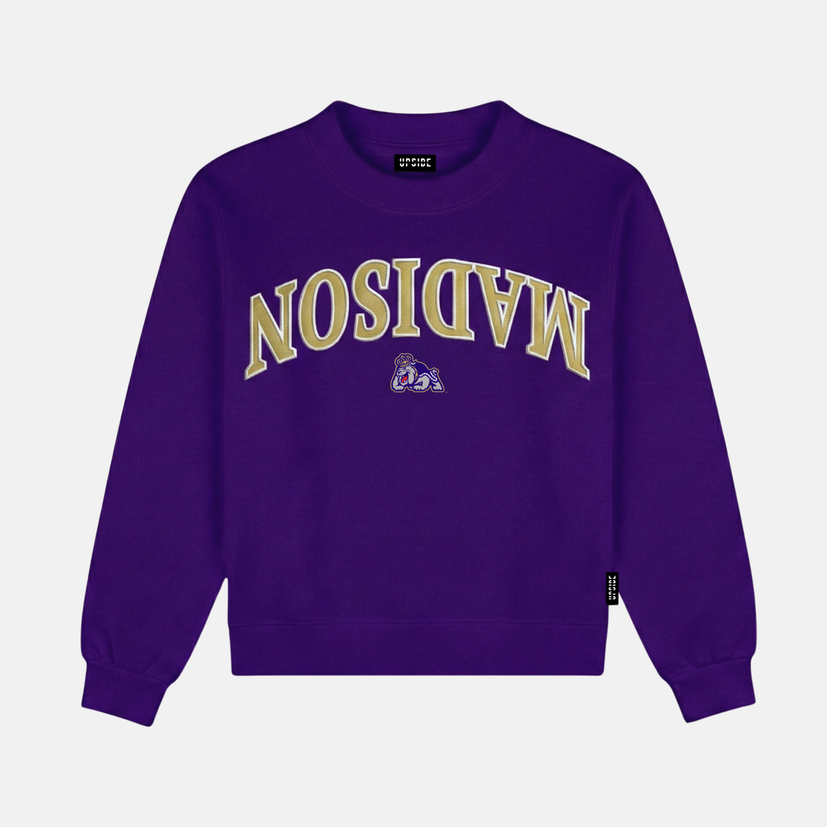UPSIDE JMU Varsity Crewneck - AVBL MRKT (1)