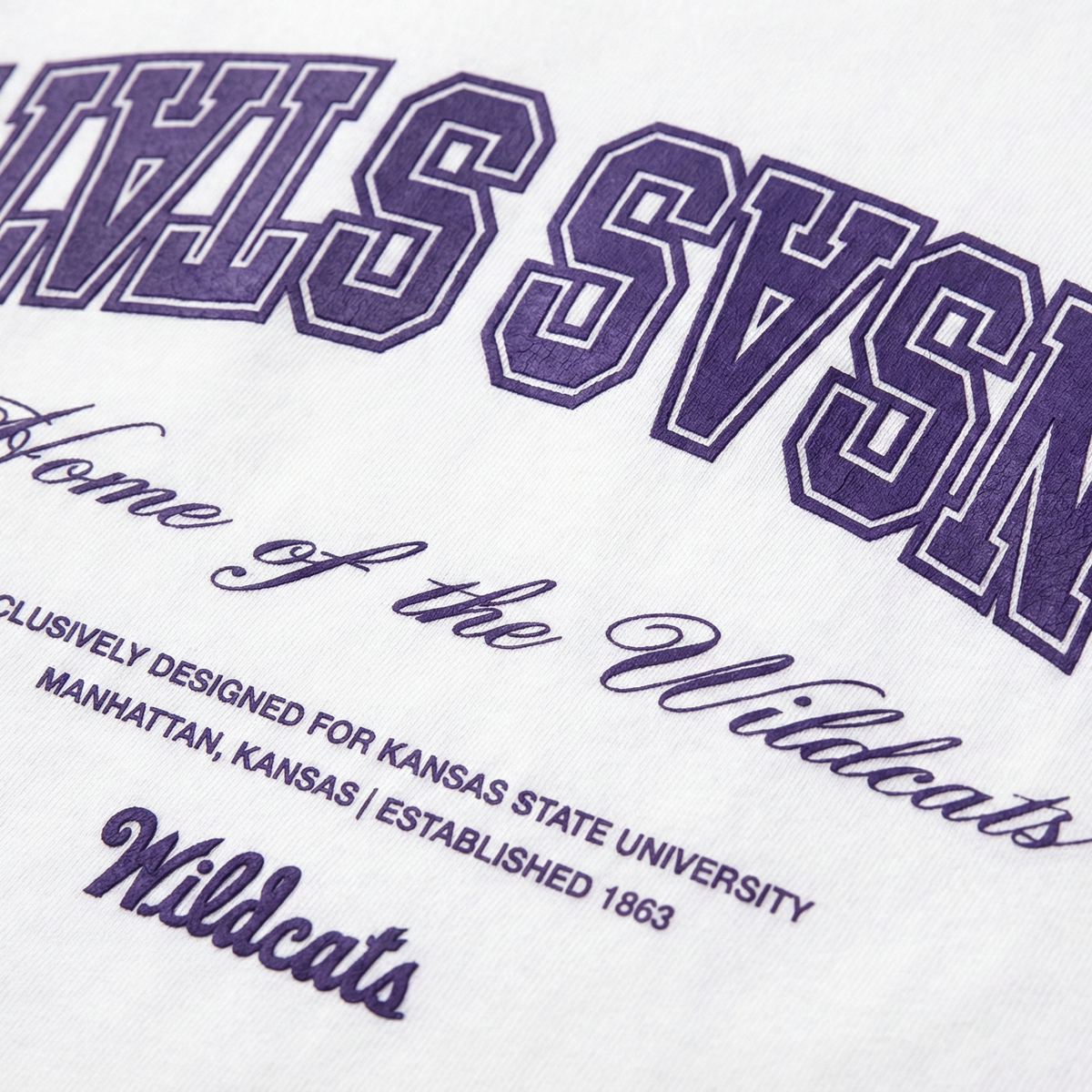 UPSIDE Kansas State Essentials Oversized Tee - AVBL MRKT (4)