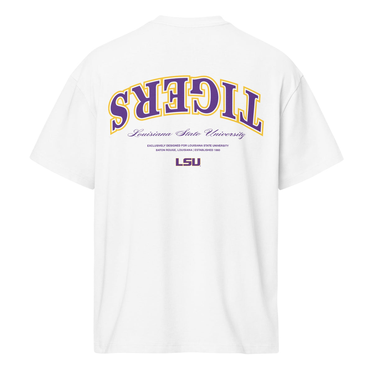 UPSIDE LSU Essentials Oversized Tee - AVBL MRKT (1)