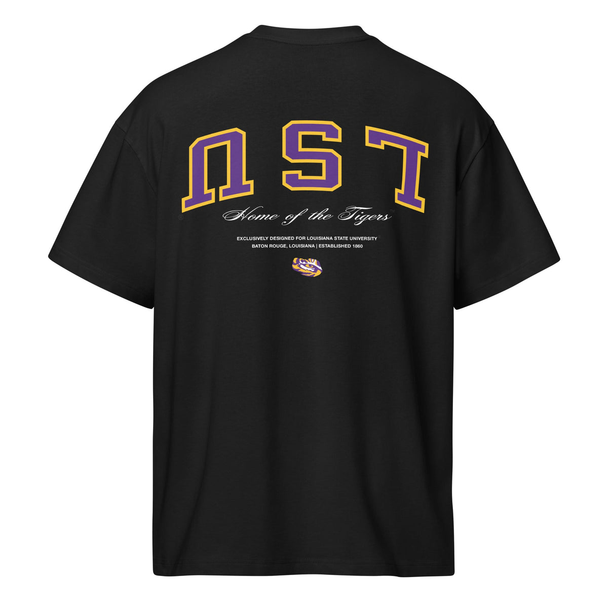 UPSIDE LSU Essentials Oversized Tee - AVBL MRKT (1)