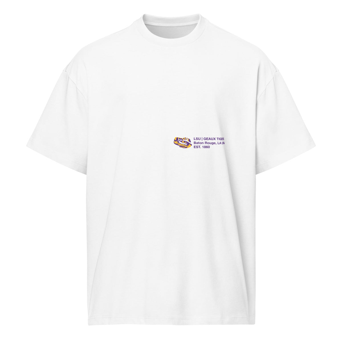 UPSIDE LSU Essentials Oversized Tee - AVBL MRKT (2)