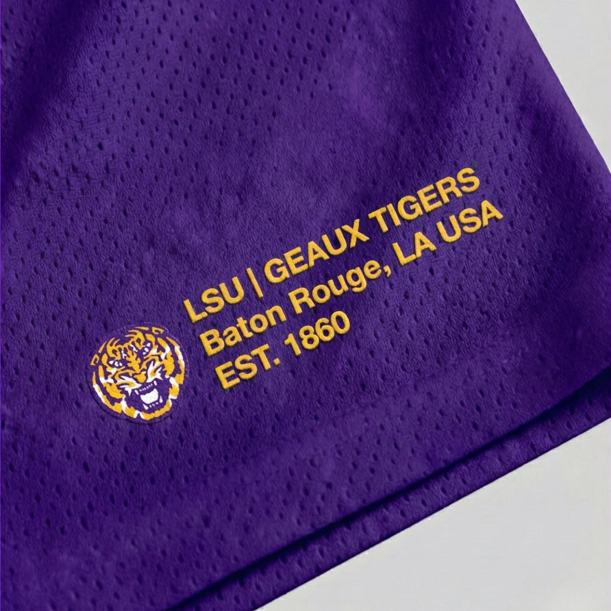 UPSIDE LSU Mesh Shorts | Exclusive - AVBL MRKT (6)