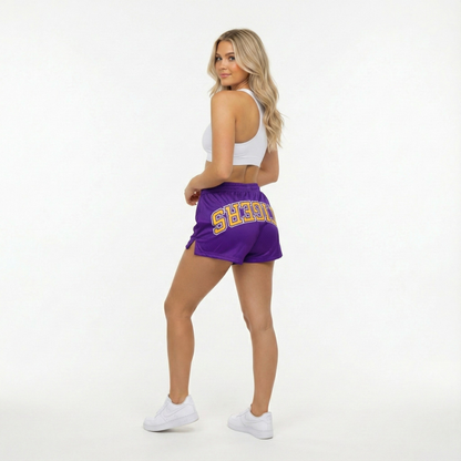 UPSIDE LSU Mesh Shorts | Women - AVBL MRKT (3)