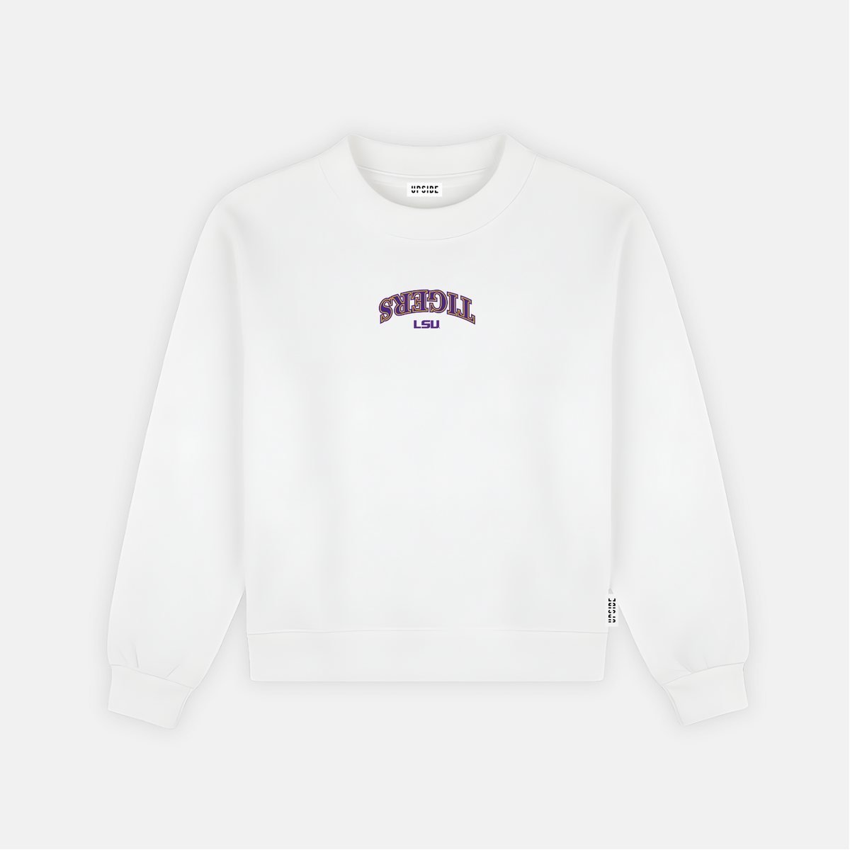 UPSIDE LSU Tigers Embroidered Crewneck - AVBL MRKT (1)