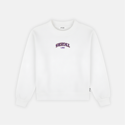 UPSIDE LSU Tigers Embroidered Crewneck - AVBL MRKT (1)