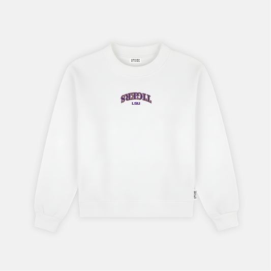 UPSIDE LSU Tigers Embroidered Crewneck - AVBL MRKT (1)