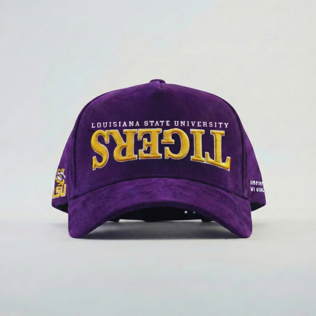 UPSIDE LSU Tigers Suede Hat - AVBL MRKT (1)